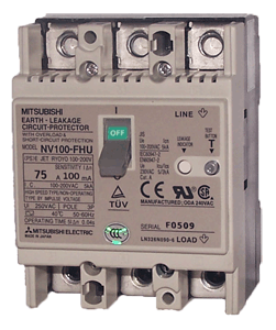 NV100-FHU漏电断路器（ELCB)|三菱