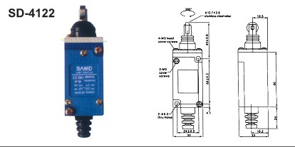台湾SAMD山电,SD4122,SD-4122行程开关
