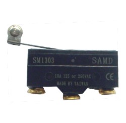 台湾SAMD山电,SM1303,SM-1303微动开关,详细图片安装尺寸参数