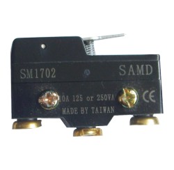台湾SAMD山电,SM1702,SM-1702微动开关,详细图片,安装尺寸,参数,价格