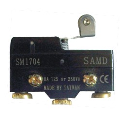 台湾SAMD山电,SM1704,SM-1704微动开关,详细图片,安装尺寸,参数,价格