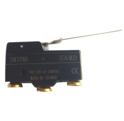 台湾SAMD山电,详细图片,安装尺寸,参数,价格,SM1705,SM-1705微动开关