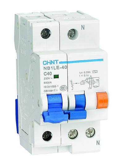 NB1LE-40剩余电流动作断路器,CHINT正泰总代理