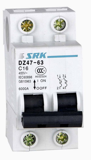 DZ47-60 1P 15A,上海人民电器,DZ47-63高分断小型断路器,SRK,国内(上海)一级总代理商