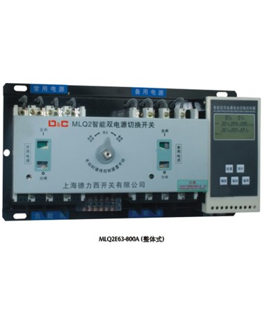 MLQ2-100,双电源自动切换开关（塑壳型）,4P,10A-100A
